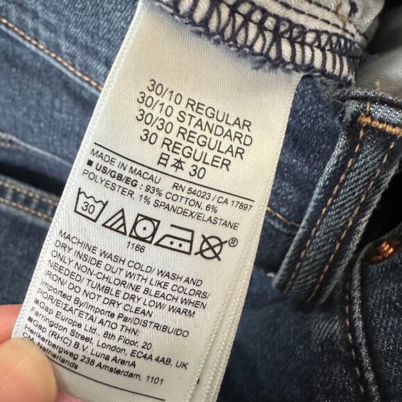 Gap Kick Fit High Rise Jeans Women's 10/30 Bootcut Dark Wash 2024 - Picture 3 of 8